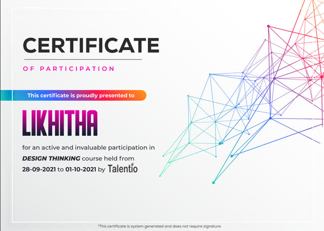 Certificates Design for Talentio Students, image 2