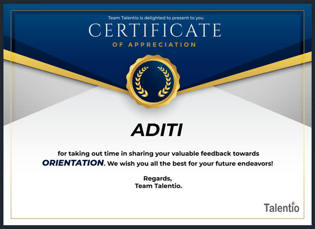 Certificates Design for Talentio Students, image 3