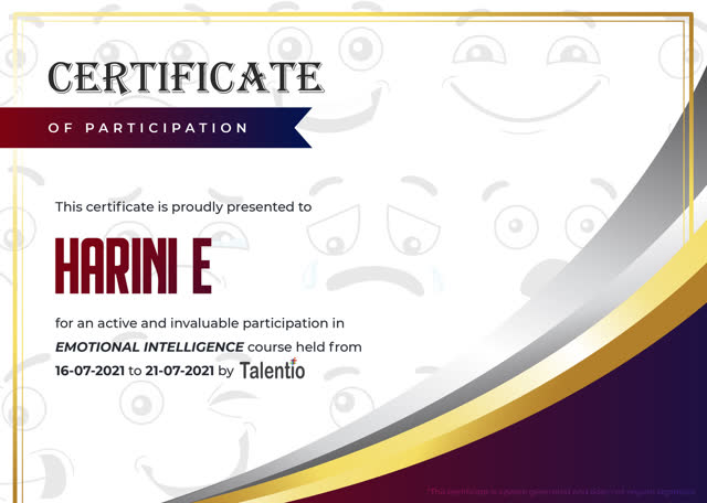 Certificates Design for Talentio Students, image 4