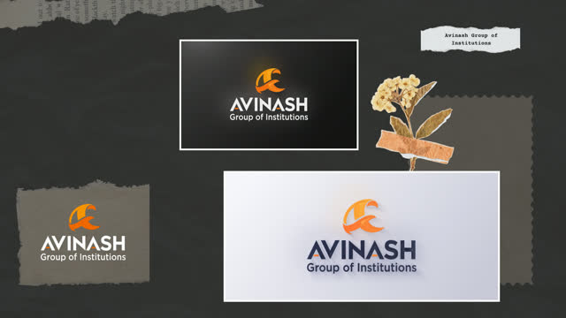 Glossy Logo Animation Avinash Group of Institutions