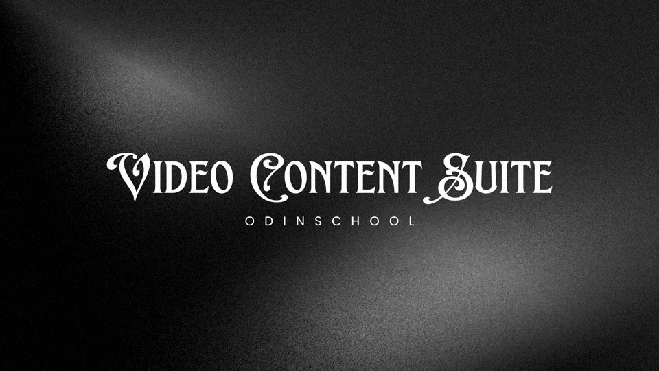 Video Content Suite – OdinSchool, cover image